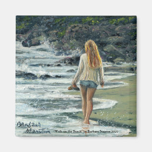 "Walk on Beach" Magnet