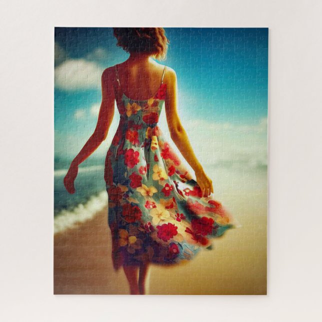 Walk On The Beach Puzzle (Vertikal)