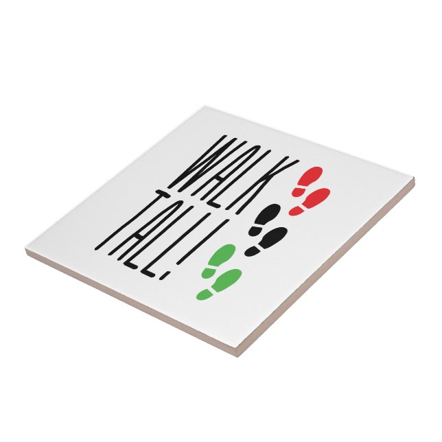 Walk Tall Fliese (Seite)