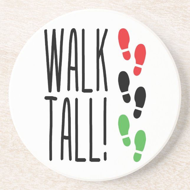 Walk Tall Getränkeuntersetzer (Vorne)