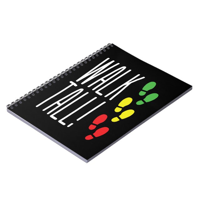 Walk Tall Notizblock (Linke Seite)