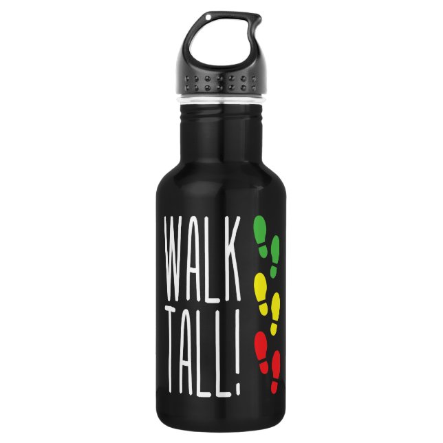 Walk Tall Trinkflasche (Vorderseite)