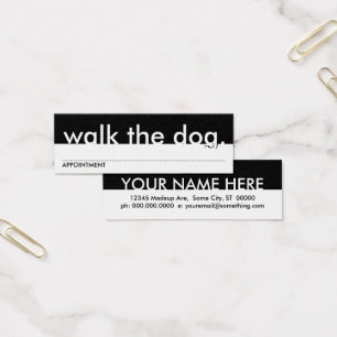 Walk the Dog. (Appoincard)
