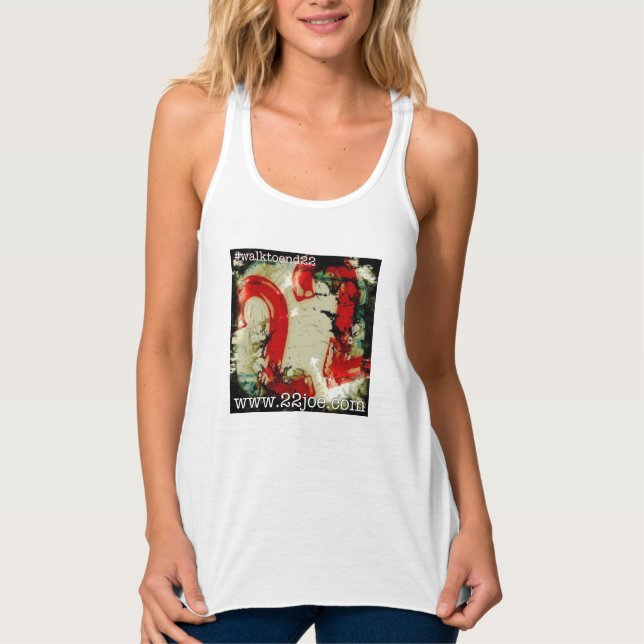 Walk to end 22 Ladies Tank Top (Vorderseite)
