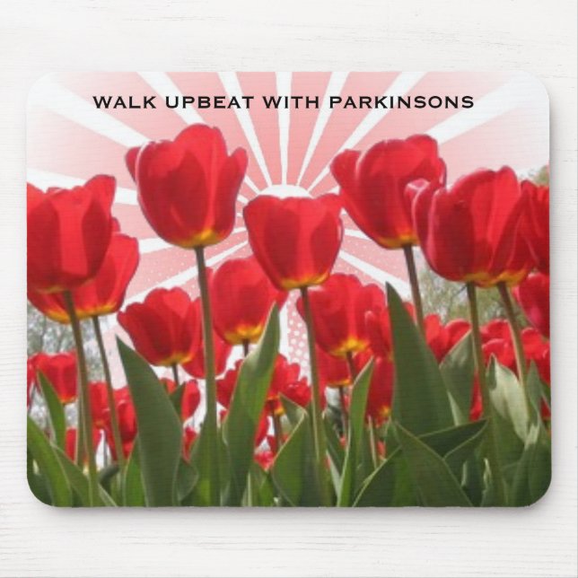 WALK UPBEAT MIT PARKINSONEN MOUSEPAD (Vorne)