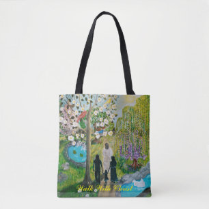 "Walk with Christ" Tote Bag