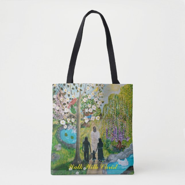 "Walk with Christ" Tote Bag (Vorderseite)