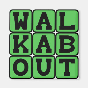 Walkabout, Australische Abenteuer Magnet