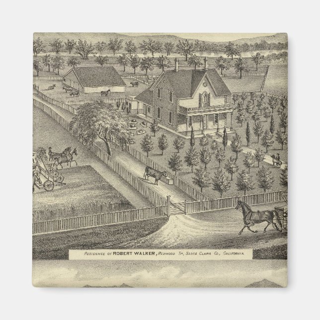 Walker, Ball Residenzen Magnet (Vorne)