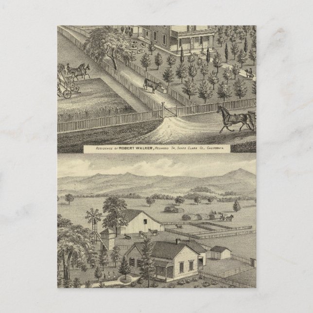 Walker, Ball Residenzen Postkarte (Vorderseite)