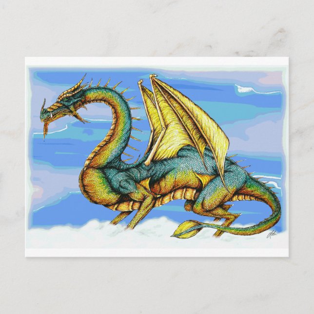 Walker der Cloud Postkarte (Vorderseite)