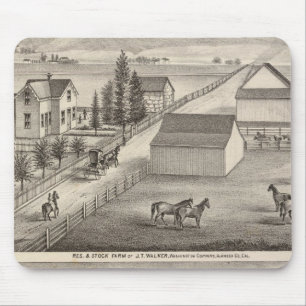 Walker, Knittel-Residenzen, Bauernhöfe Mousepad