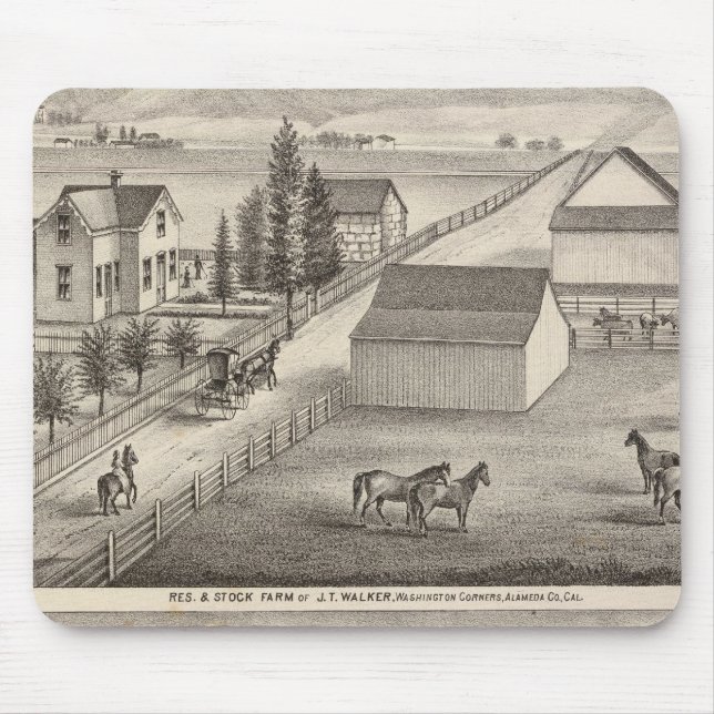 Walker, Knittel-Residenzen, Bauernhöfe Mousepad (Vorne)