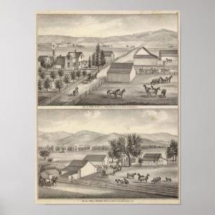 Walker, Knittel-Residenzen, Bauernhöfe Poster