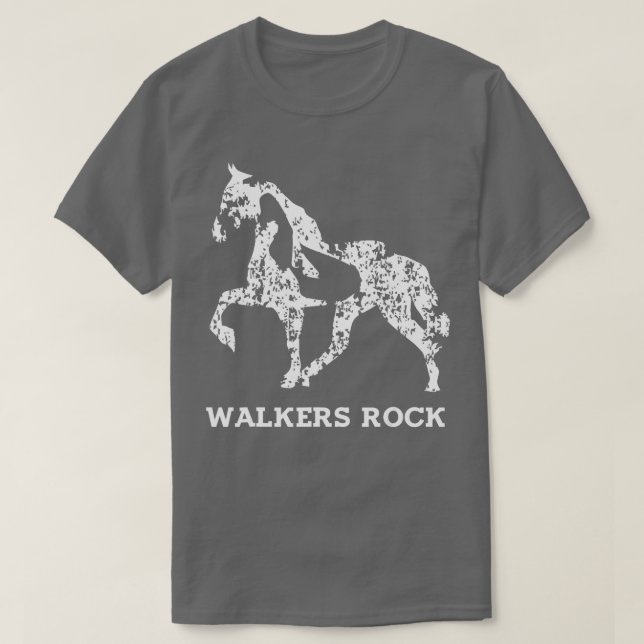 Walkers Rock Tee Tennessee Walking Horse Shirt  (Design vorne)