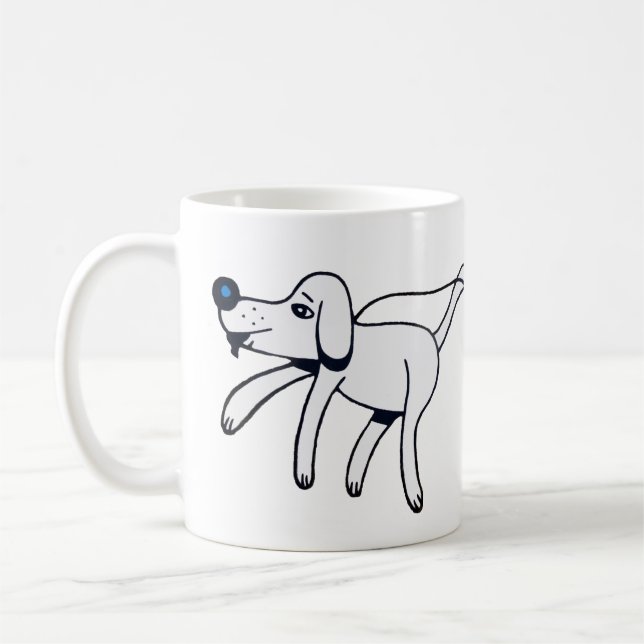 Walkies, Doggy. Kaffeetasse (Links)