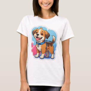 Walkies Time T - Shirt - Spaß Hunde laufen T-Shirt