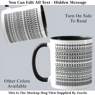 Walking Addict Hidden Message Funny Novelty 111B Tasse