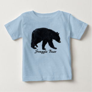 Walking Black Bear Animal Lover Baby Baby T-shirt