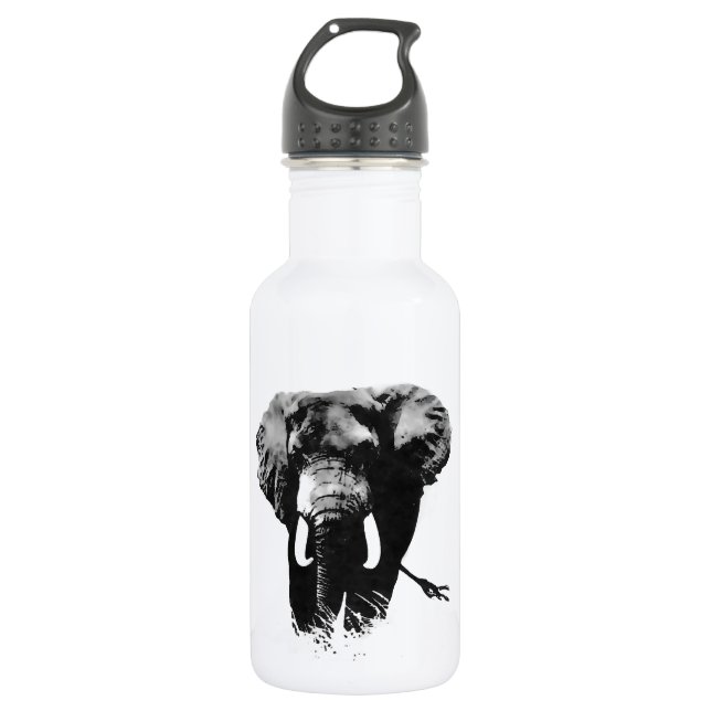 Walking Elephant Trinkflasche (Vorderseite)