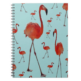 Walking Flamingoes Notizblock