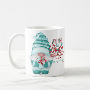 WALKING IN A WINTER WONDERLAND gnome christmas     Kaffeetasse