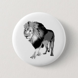 Walking Lion Button