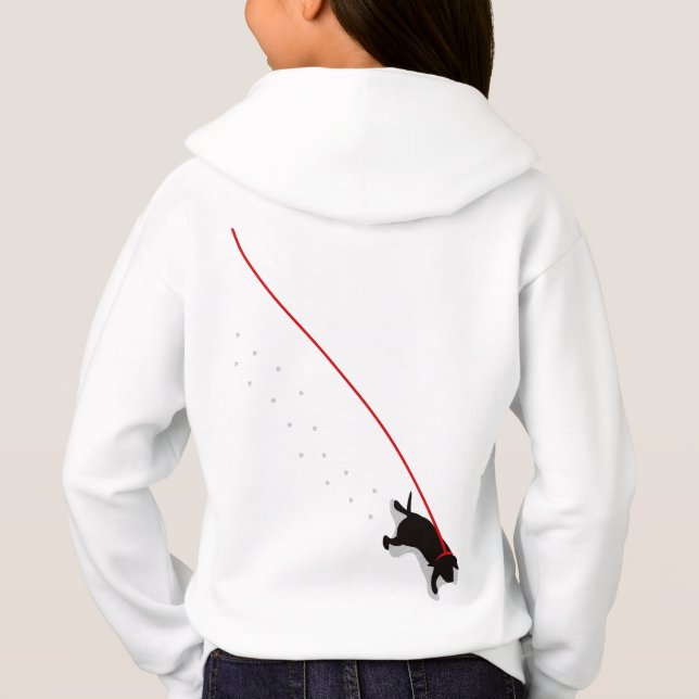 Walking_My_Dog Hoodie (Rückseite)