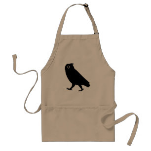 Walking Owl Silhouette Schürze