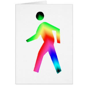 Walking Rainbow Man
