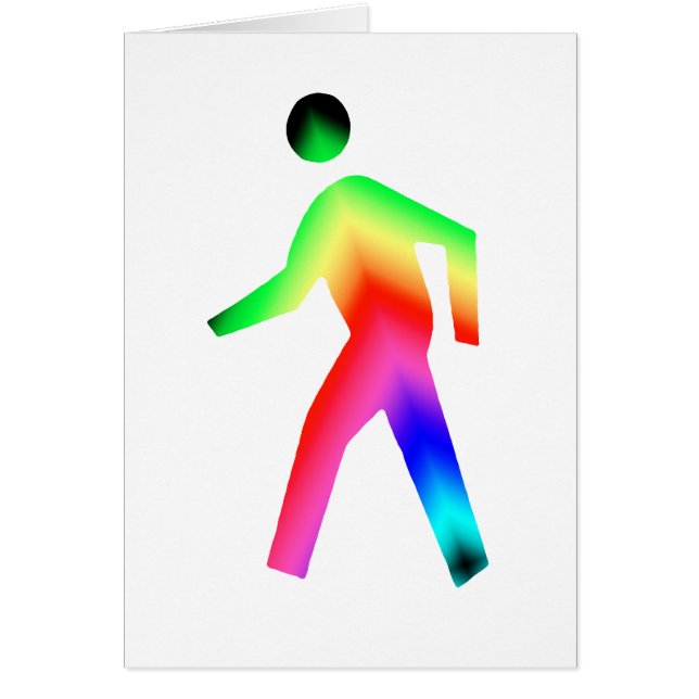 Walking Rainbow Man (Vorne)