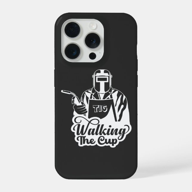 Walking The Cup TIG-Schweißergeschenk iPhone Hülle (Rückseite)