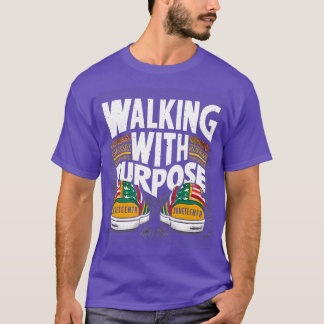 Walking with Purpose Juneteenth Jugend Sneaker Emp T-Shirt