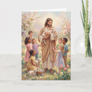 Walking with the Savior Easter Card Karte