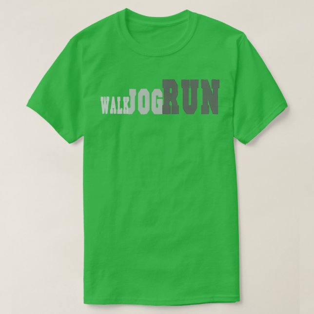 WALKJOGRUN - FORTSCHRITTE T-Shirt (Design vorne)