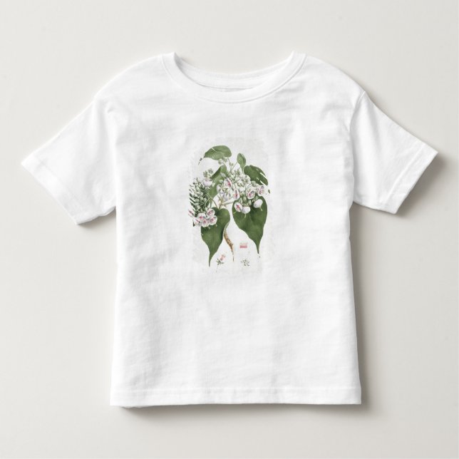 Walkuffa No.5 Dombeya torrida (w/c über Graphit O Kleinkind T-shirt (Vorderseite)