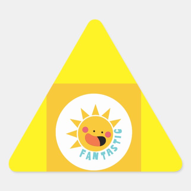 Wall-Akzente und -Behandlungen > Wanddekore und Au Dreieckiger Aufkleber (Vorderseite)