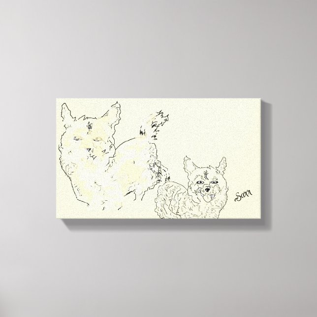 Wall Art: Buddies Leinwanddruck (Vorderseite)