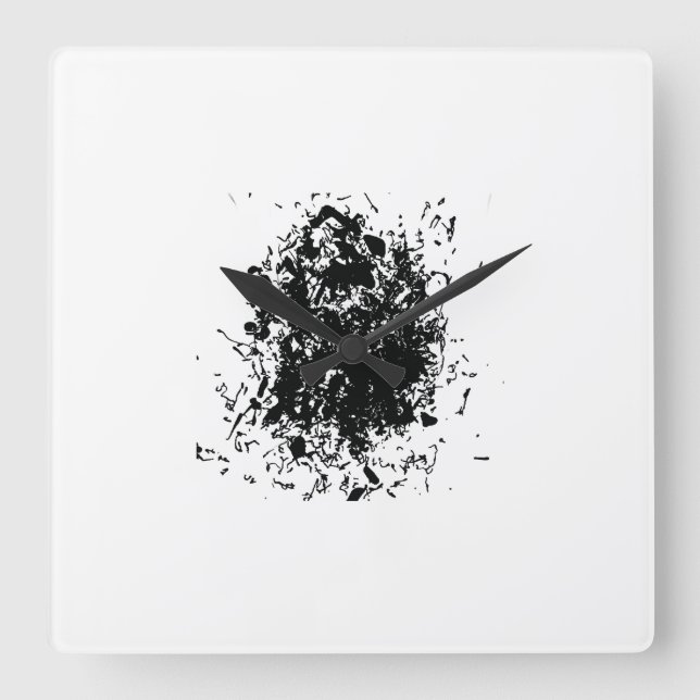 Wall Art & Décor > Clocks Quadratische Wanduhr (Vorderseite)