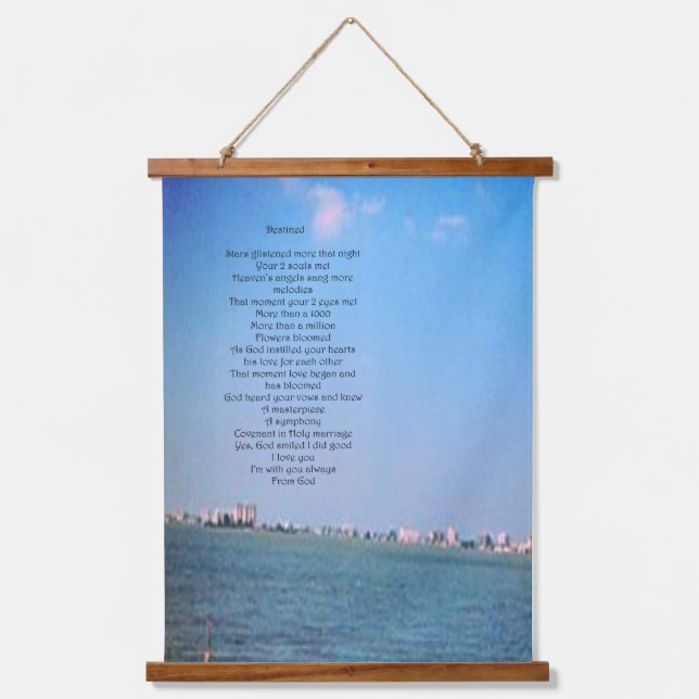 Wall art ' Destiniert Wandteppich Mit Holzrahmen (Vorderseite)