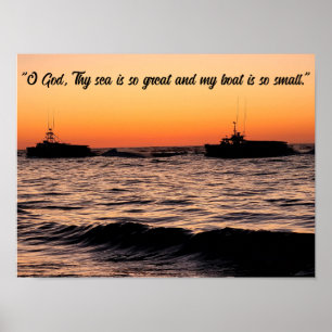 Wall Art Fishermen's Gebet Poster