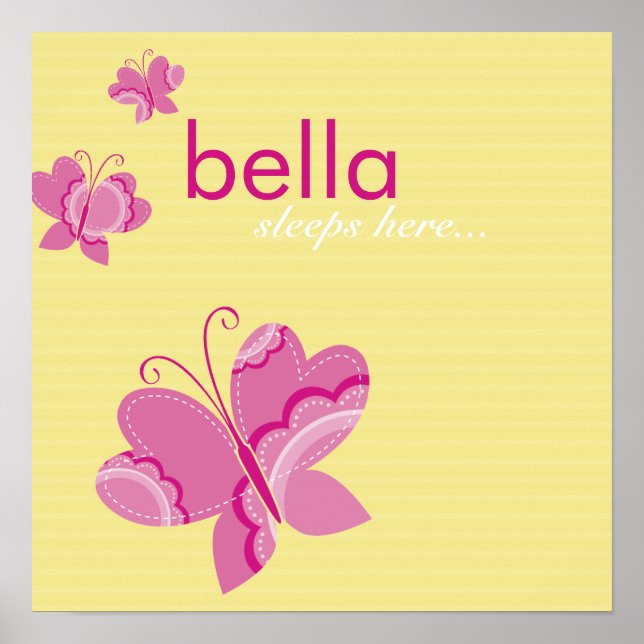 WALL ART: Flutterby-Schmetterling 2 Poster (Vorne)