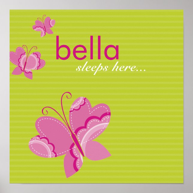 WALL ART: Flutterby-Schmetterling 4 Poster (Vorne)