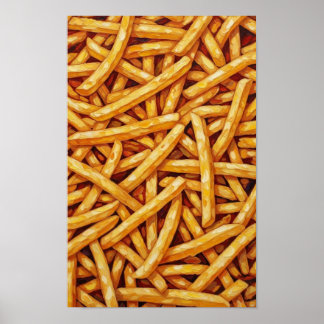 Wall Art. Französische Pommes frites. Poster