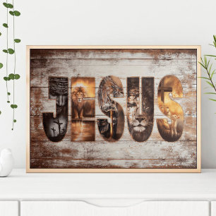 Wall Art, Heiliger Jesus Poster, Moderne Wall Art Poster
