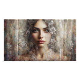 Wall Art, Le Femme, Lady Behind the Lace, Poster