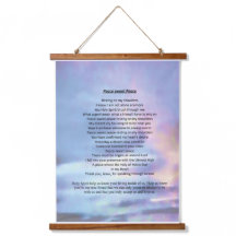 Wall Art mit dem Titel Peace Sweet Peace Decoratio