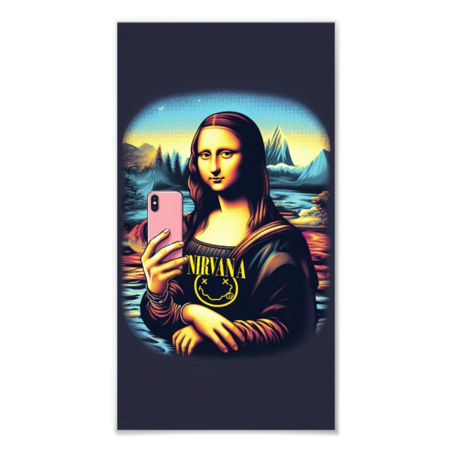 WALL ART Mona Lisa Fotodruck (Vorne)