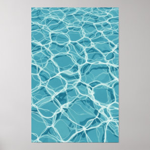 Wall Art. Pool Wasser. Poster