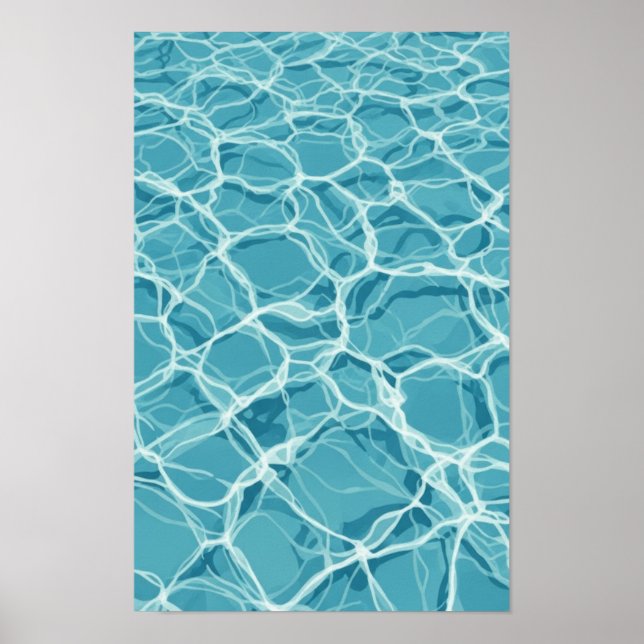 Wall Art. Pool Wasser. Poster (Vorne)